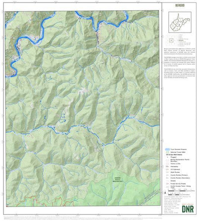 WV Division of Natural Resources Pocahontas County, WV Quad Maps - Bundle bundle