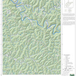 WV Division of Natural Resources Porters Falls Quad Topo - WVDNR digital map