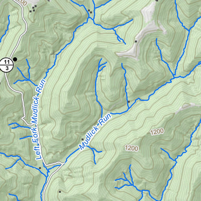 WV Division of Natural Resources Porters Falls Quad Topo - WVDNR digital map