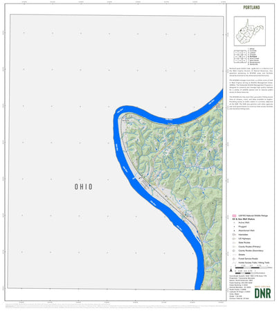 WV Division of Natural Resources Portland Quad Topo - WVDNR bundle exclusive