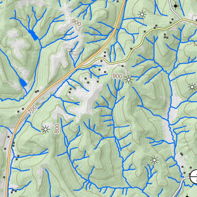 WV Division of Natural Resources Portland Quad Topo - WVDNR digital map