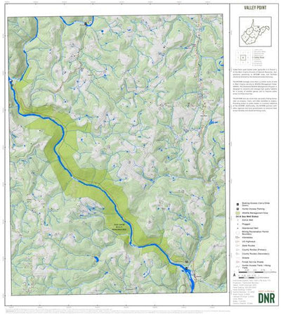 WV Division of Natural Resources Preston County, WV Quad Maps - Bundle bundle