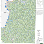 WV Division of Natural Resources Prichard Quad Topo - WVDNR digital map
