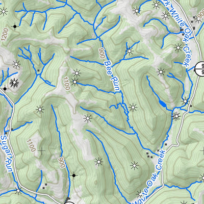 WV Division of Natural Resources Pullman Quad Topo - WVDNR digital map