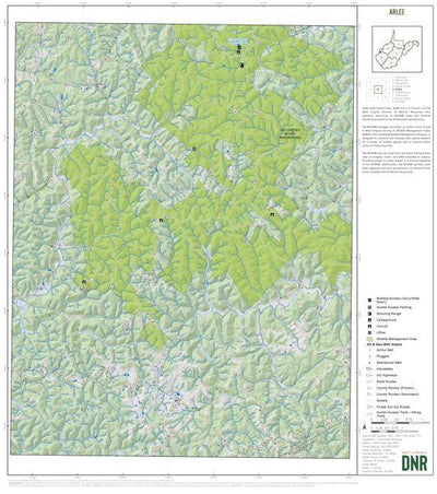 WV Division of Natural Resources Putnam County, WV Quad Maps - Bundle bundle
