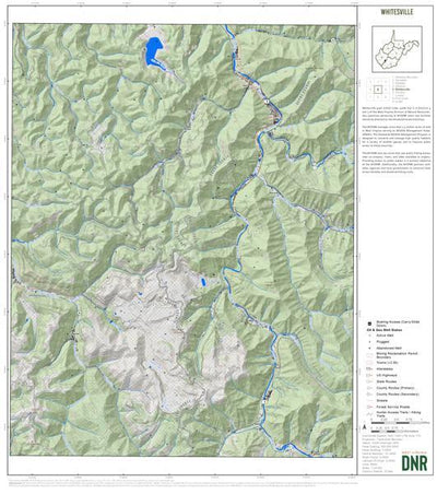 WV Division of Natural Resources Raleigh County, WV Quad Maps - Bundle bundle