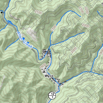 WV Division of Natural Resources Rhodell Quad Topo - WVDNR digital map