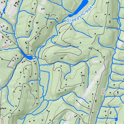 WV Division of Natural Resources Ridge Quad Topo - WVDNR digital map