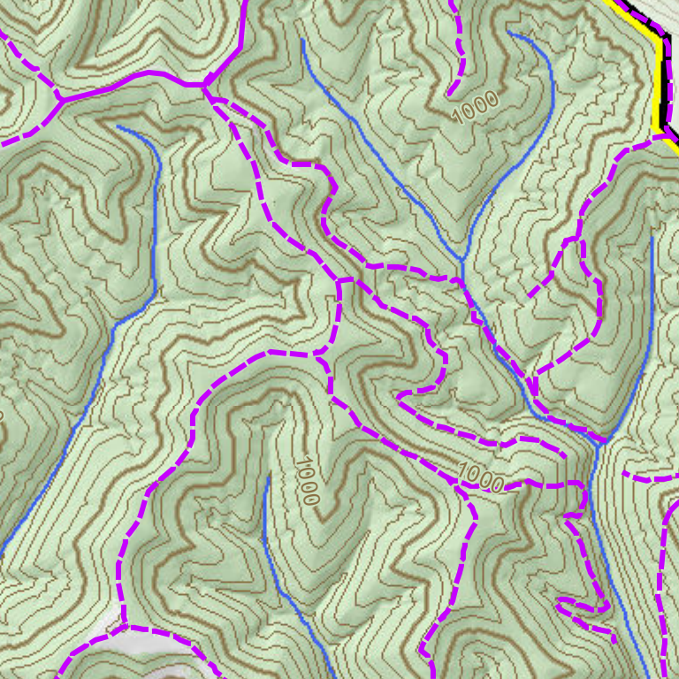 Ritchie Mines Wildlife Management Area Map by WV Division of Natural ...