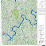 WV Division of Natural Resources Rivesville Quad Topo - WVDNR digital map