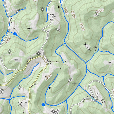 WV Division of Natural Resources Rock Cave Quad Topo - WVDNR digital map