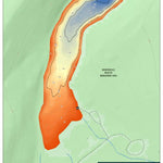WV Division of Natural Resources Rock Cliff Lake Fishing Guide digital map