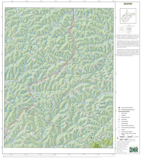 WV Division of Natural Resources Rockport Quad Topo - WVDNR digital map