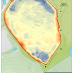WV Division of Natural Resources Rollins Lake Fishing Guide digital map