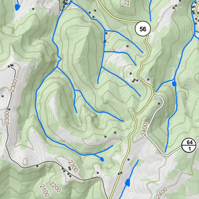 WV Division of Natural Resources Ronceverte Quad Topo - WVDNR digital map