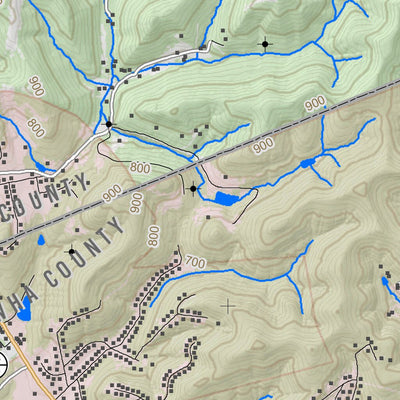 WV Division of Natural Resources Saint Albans Quad Topo - WVDNR digital map