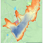 WV Division of Natural Resources Sherwood Lake Fishing Guide digital map