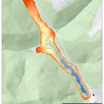 WV Division of Natural Resources Silcott Fork Lake Fishing Guide digital map