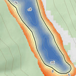 WV Division of Natural Resources Silcott Fork Lake Fishing Guide digital map