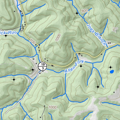 WV Division of Natural Resources Sissonville Quad Topo - WVDNR digital map