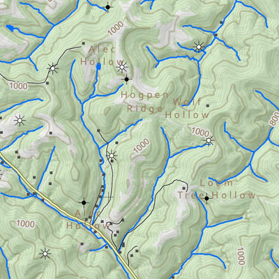 WV Division of Natural Resources Sissonville Quad Topo - WVDNR digital map