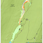 WV Division of Natural Resources Sleepy Creek Lake Fishing Guide (Small) digital map