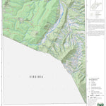 WV Division of Natural Resources Snowy Mountain Quad Topo - WVDNR digital map