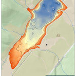 WV Division of Natural Resources South Mill Creek Lake Fishing Guide digital map