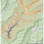 WV Division of Natural Resources Stephens Lake Fishing Guide (Small) digital map