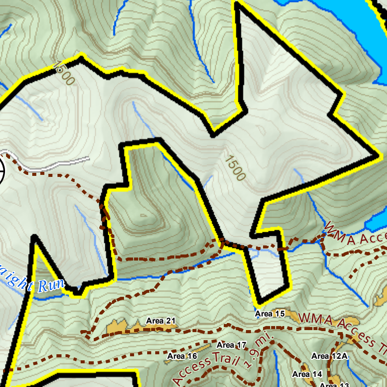 Stonecoal Lake Wildlife Management Area Map by WV Division of Natural ...