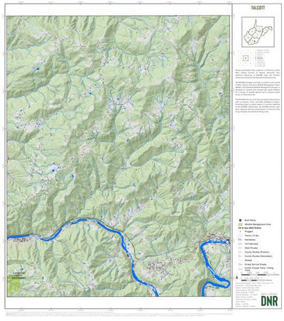 WV Division of Natural Resources Summers County, WV Quad Maps - Bundle bundle