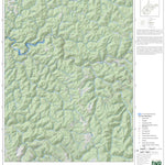 WV Division of Natural Resources Swandale Quad Topo - WVDNR digital map