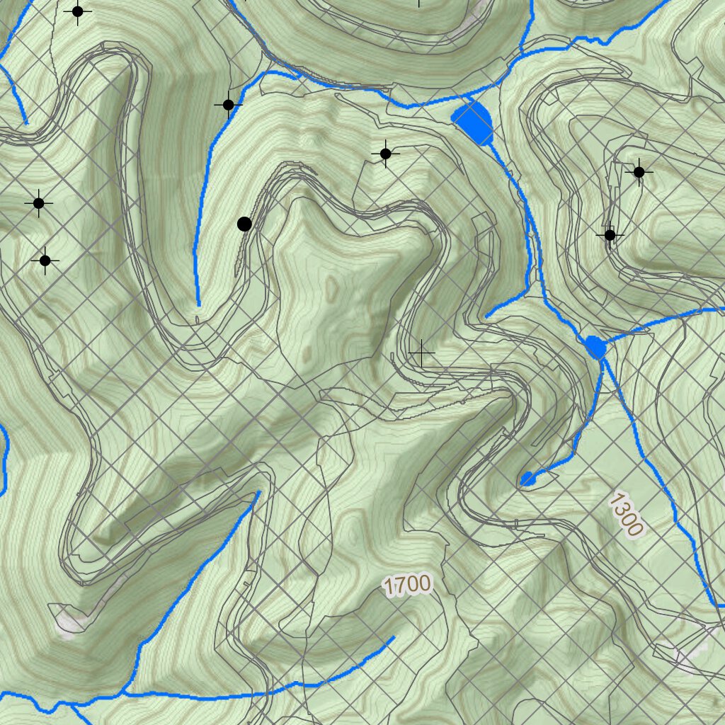 Sylvester Quad Topo - WVDNR Map by WV Division of Natural Resources ...
