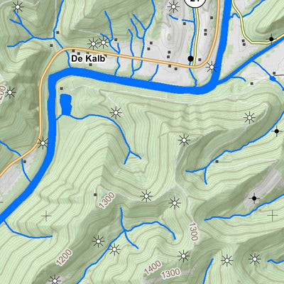 WV Division of Natural Resources Tanner Quad Topo - WVDNR digital map