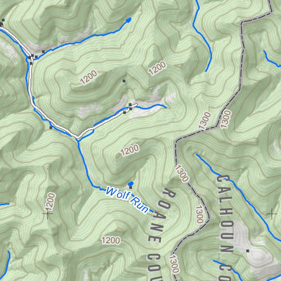 WV Division of Natural Resources Tariff Quad Topo - WVDNR digital map