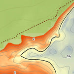 WV Division of Natural Resources Teter Creek Lake Fishing Guide digital map