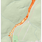 WV Division of Natural Resources Thomas Park Lake Fishing Guide (Large) digital map