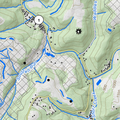 WV Division of Natural Resources Tiltonsville Quad Topo - WVDNR digital map