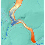 WV Division of Natural Resources Tomlinson Run Lake Fishing Guide digital map
