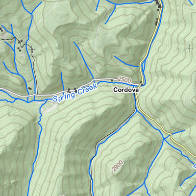 WV Division of Natural Resources Trout Quad Topo - WVDNR digital map