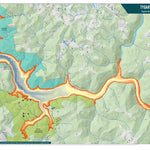 WV Division of Natural Resources Tygart Lake Fishing Guide (Large) digital map