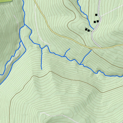 WV Division of Natural Resources Tygart Lake Fishing Guide (Large) digital map