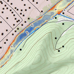 WV Division of Natural Resources Tygart River Backwaters Fishing Guide (Small) digital map