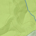WV Division of Natural Resources Upper Mud Lake Fishing Guide (Small) digital map