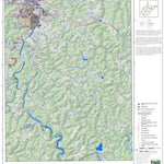 WV Division of Natural Resources Upshur County, WV Quad Maps - Bundle bundle