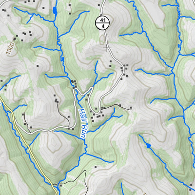 WV Division of Natural Resources Valley Grove Quad Topo - WVDNR digital map