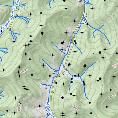 WV Division of Natural Resources Wadestown Quad Topo - WVDNR digital map