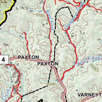 WV Division of Natural Resources Wallback Wildlife Management Area digital map