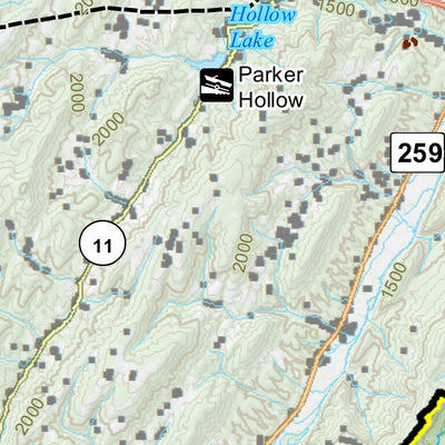 WV Division of Natural Resources Wardensville Wildlife Management Area digital map