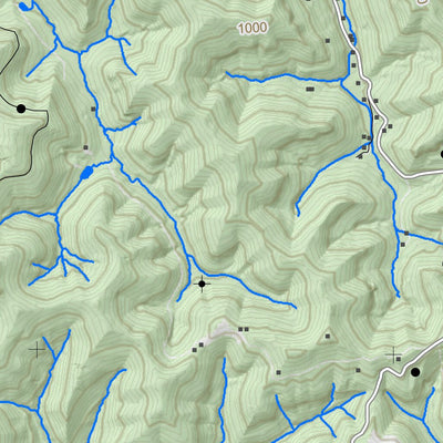 WV Division of Natural Resources Wayne Quad Topo - WVDNR digital map